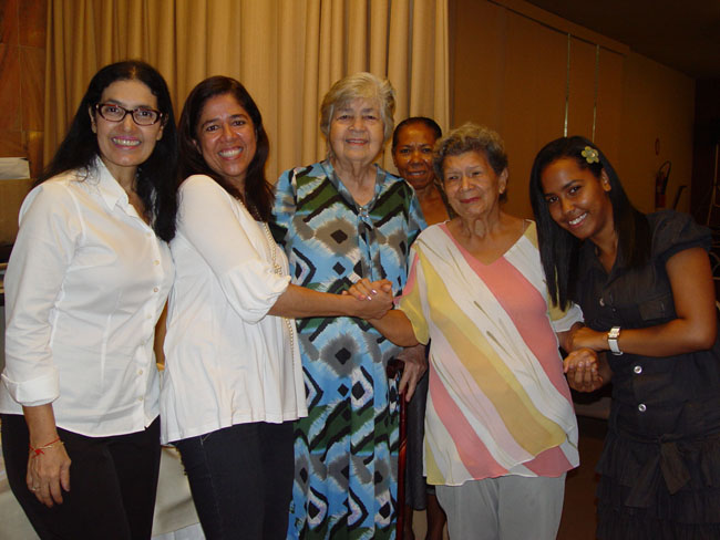 Alice na Missa de Páscoa dos Servidores da Fundaj em 2011